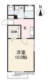 香川県高松市勅使町【アパート】の間取り
