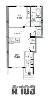 PREMOS【A103号室】の間取り
