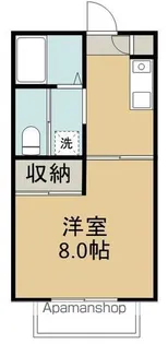 グレース萩野町C【2階】の間取り