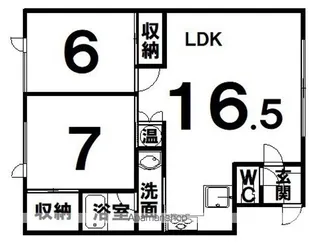 フリージアS【1階】の間取り