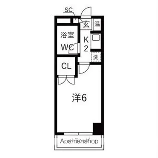 大仁マンションⅡ【3階】の間取り