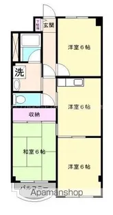 ラーバンヤマミツ【1階】の間取り