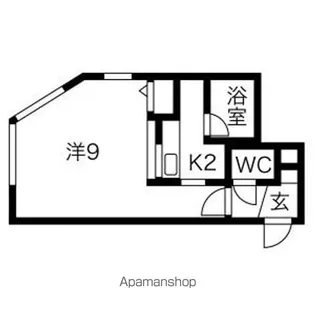 メゾンエクレーレ北35条【5階】の間取り