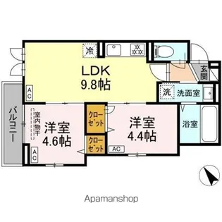 MAISON COCORU【3階】の間取り