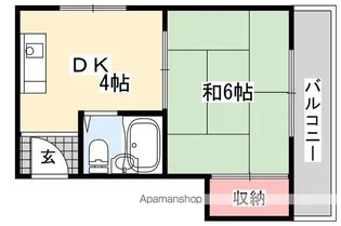 高柳ハイツ【2階】の間取り