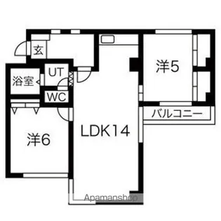 3DKの間取り画像