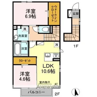 グレイス フジタ【2階】の間取り