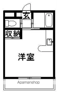 メゾンオレンジ3A【107号室】の間取り