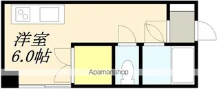 ハイツたかし【3階】の間取り
