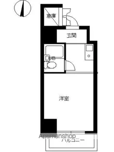 スカイコート下高井戸【918号室号室】の間取り