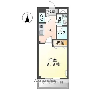 コンフォール国府宮【1階】の間取り