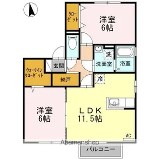グラン・カネイ【2階】の間取り