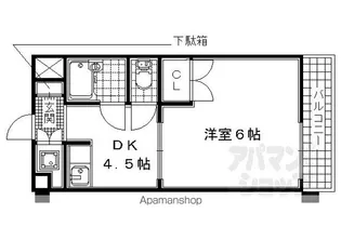 アネックス大久保【207号室】の間取り