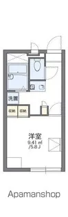 レオパレスクレスト笹塚【1階】の間取り