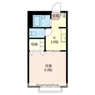 ベル久我山【103号室】の間取り