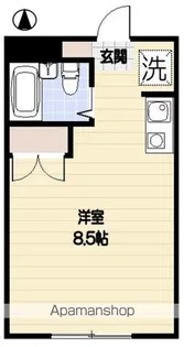 シャトーテル寿Ⅰ【2階】の間取り