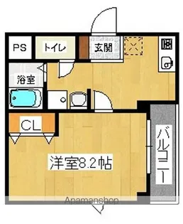 1Kの間取り画像