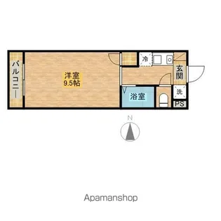 アップル第3マンション【3階】の間取り