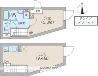 レピュア高円寺レジデンス【404号室】の間取り
