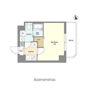 アルファコート戸田【1階】の間取り