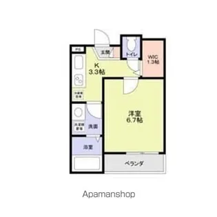 モンレーヴ本駒込【2階】の間取り