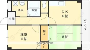 アビリティK【401号室】の間取り