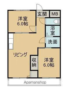 レジデンス京王【304号室】の間取り