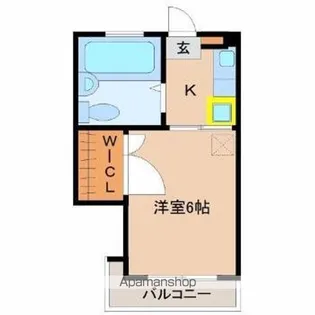 第6三重野ビル【2階】の間取り