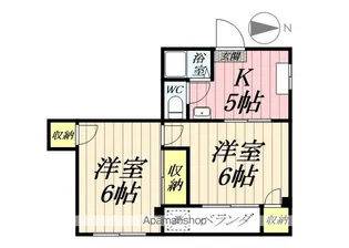 グリーンコーポエム【101号室】の間取り