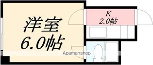 ウエスト・ナガハシ【123号室】の間取り