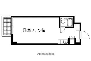 正和フラット宝ヶ池【411号室】の間取り