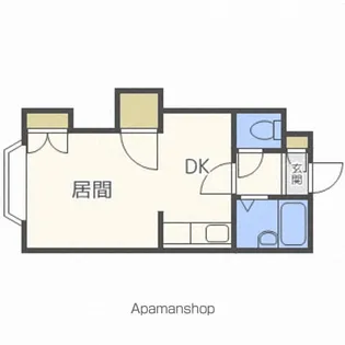 プレサント北8条B【402号室号室】の間取り