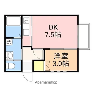 フローリアン松波【1階】の間取り
