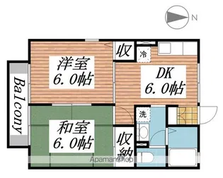 セジュール箕郷A棟【202号室】の間取り