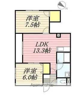 プレシャス28番館【3階】の間取り