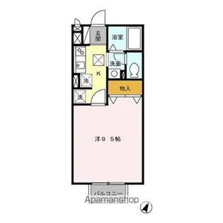 ウィンベル A・B【1階】の間取り