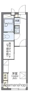 レオパレスパークハイム芝【1階】の間取り