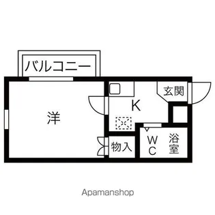 RX豊田【205号室】の間取り
