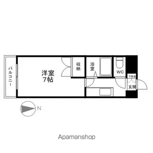 シェリーメゾン【7階】の間取り