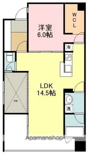 フラッツ・ジャスミン【3階】の間取り