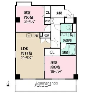 平野第三ビル【3階】の間取り