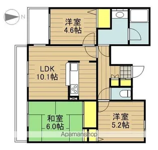 コスモ北戸田【2階】の間取り