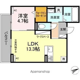 コンフォール白菊【2階】の間取り