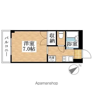 ピアウエスト【2階】の間取り