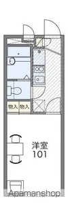 レオパレスラッフィナート【1階】の間取り