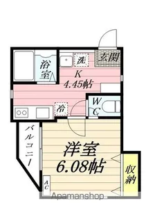 フェリスイニシオ【202号室】の間取り