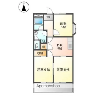 らぴあす80【3階】の間取り