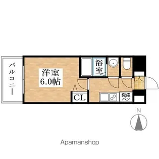 プレサンス尾張一宮ジュレア【4階】の間取り