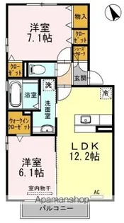アレグリア【2階】の間取り
