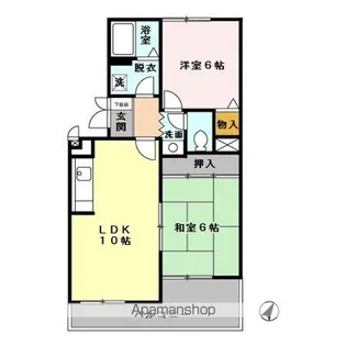 ファミリーカーサ【1階】の間取り
